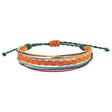Stoffarmband mit Buchstabenanhänger, ideal als Geschenk