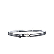 Klassisches Stoffarmband mit maritimen Akzenten.