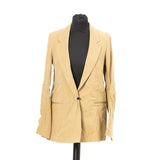 Women's blazer Jacob Cohen Made in Italy Regular fit Cotton-elastane-linen blend Solid color Long sleeves Two external pockets Button fastening Breathable Comfortable Classic style Versatile Designer fashion Business casual