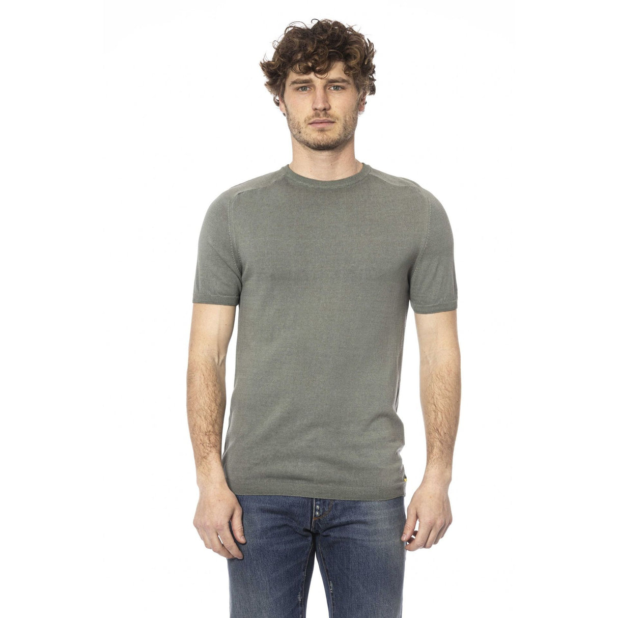 Men's t-shirt Soft t-shirt Breathable t-shirt Comfortable t-shirt Lightweight t-shirt Classic t-shirt Versatile t-shirt Italian-made t-shirt Short-sleeve t-shirt Crewneck t-shirt Solid color t-shirt 