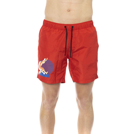 Men's swim shorts Spring/Summer collection Solid color swim shorts Polyester swim shorts Quick-drying swim shorts Elastic waistband swim shorts 3 pockets swim shorts Breathable swim shorts Visible logo