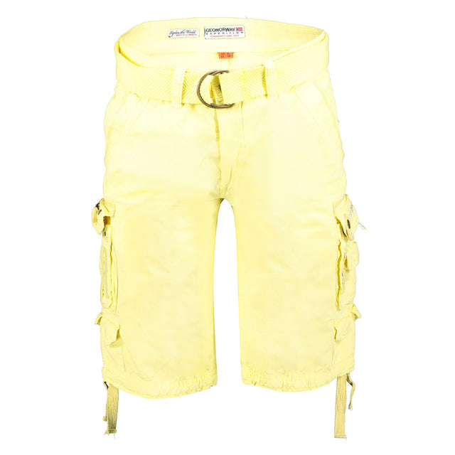 Geographical Norway Shorts Men's Spring/Summer Shorts Zip-fly Shorts 8-Pocket Shorts Solid Color Shorts Cotton Shorts Wash at 30°C Visible Logo