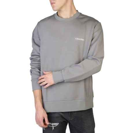 Men's sweatshirt Fall/Winter sweatshirt Crewneck sweatshirt Cotton blend sweatshirt Unlined sweatshirt Relaxed fit sweatshirt Crewneck Visible logo sweatshirt