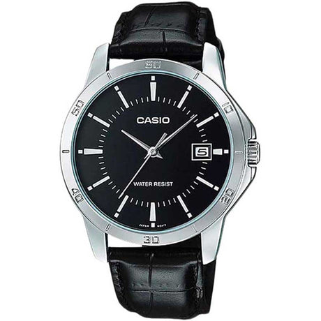 Casio watch Men's watch Classic watch Analog watch Stainless steel watch Leather strap Quartz watch 30mm watch (compact size) Easy-to-read display Date indicator Comfortable Stylish Sophisticated Timeless Modern (optional, depending on design) Durable Everyday watch Understated elegance Minimalist watch (if design leans minimal) Dress watch (if design leans formal)