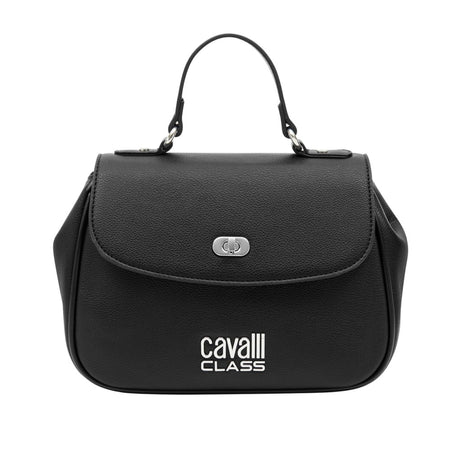 Women's handbag Cavalli Class bag Polyurethane bag Metallic closure bag Single handle bag Medium size bag Everyday bag Designer bag Luxurious bag Women's fashion accessory
