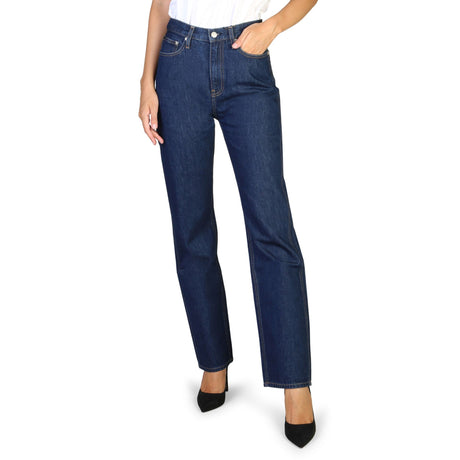 Women's jeans Classic jeans 5-pocket jeans 100% cotton jeans Solid color jeans Zip fly jeans Machine washable jeans Flattering fit jeans