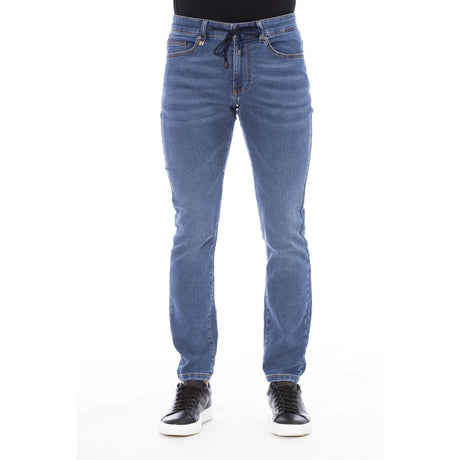 Men's jeans Comfortable jeans Flexible jeans Italian-made jeans Slim-fit jeans Button-fly jeans Breathable jeans 