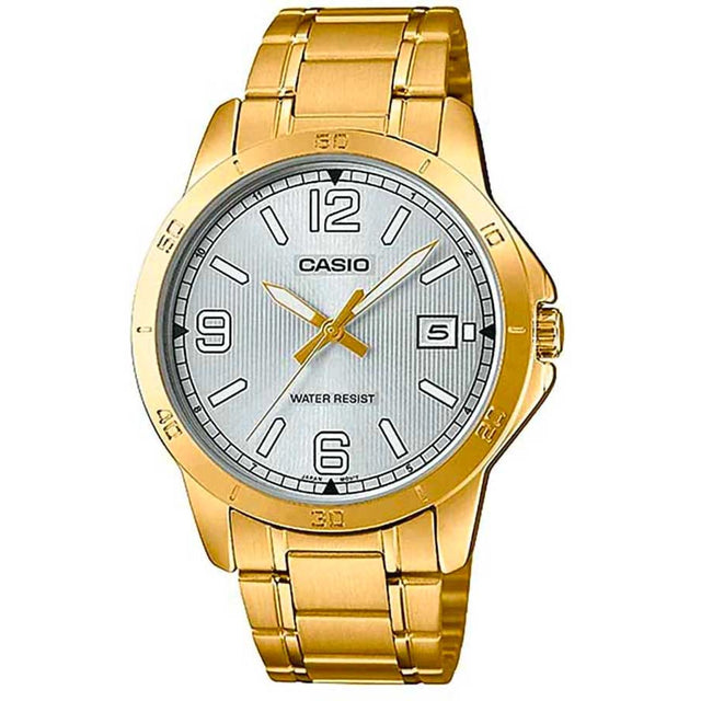 Casio watch Men's watch Classic watch (or Modern watch, depending on design) Analog watch Stainless steel watch Stainless steel bracelet Quartz watch 30mm watch (compact size) Deployment clasp Easy-to-read display Date indicator Comfortable Stylish Sophisticated Modern Professional Durable Everyday watch Slim design