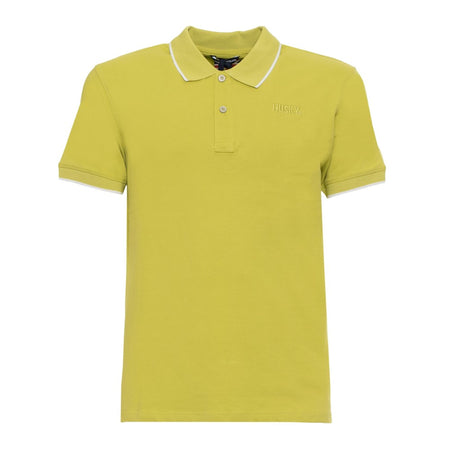 Polo shirt men's shirt spring summer cotton elastane blend stretch polo solid color buttons short sleeves logo comfortable polo breathable polo