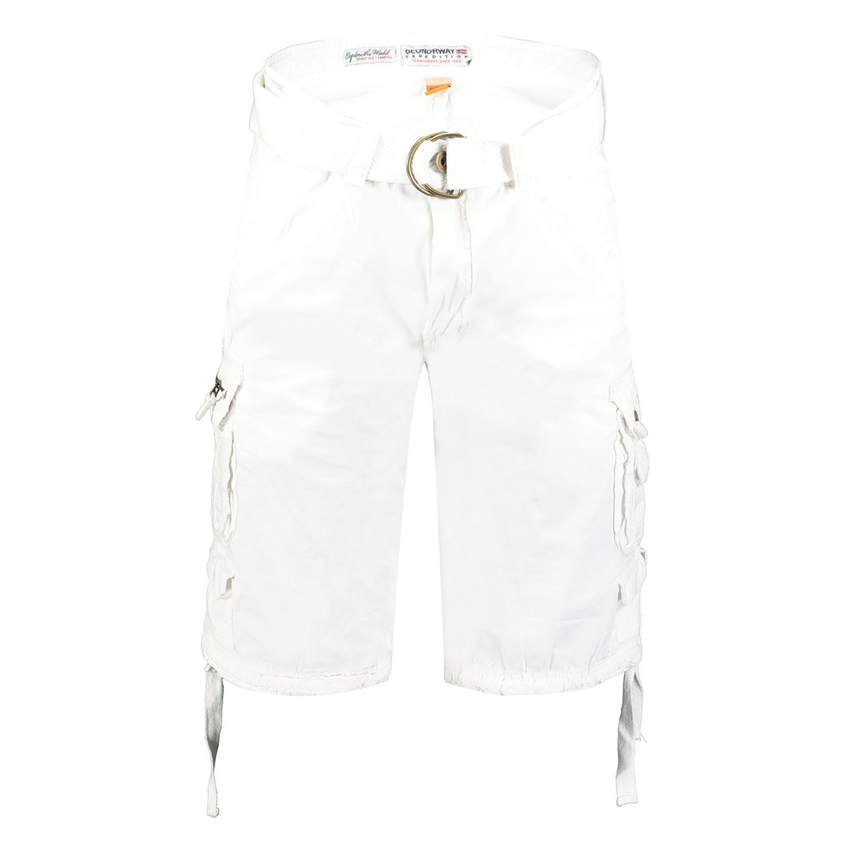 Geographical Norway Shorts (always include the brand name) Men's Spring/Summer Shorts Zip-fly Shorts 8-Pocket Shorts Solid Color Shorts Cotton Shorts Wash at 30°C Visible Logo