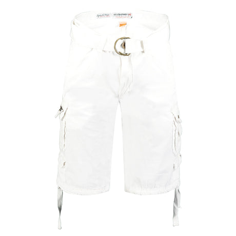 Geographical Norway Shorts (always include the brand name) Men's Spring/Summer Shorts Zip-fly Shorts 8-Pocket Shorts Solid Color Shorts Cotton Shorts Wash at 30°C Visible Logo