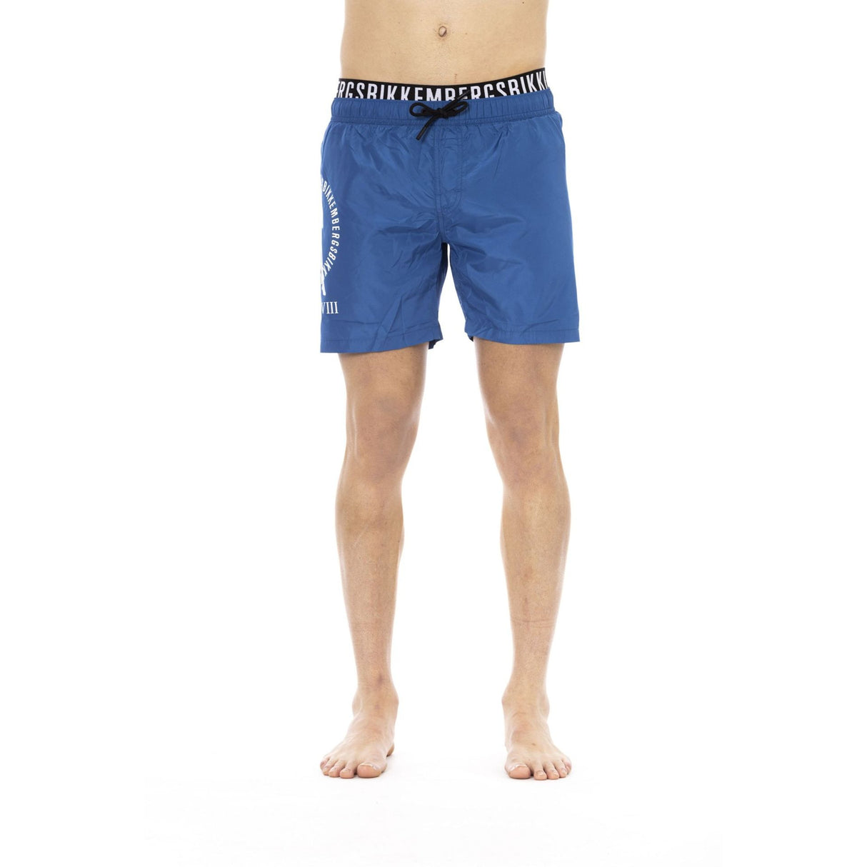 Men's swim shorts Spring/Summer collection Solid color swim shorts Polyester swim shorts Quick-drying swim shorts Elastic waistband swim shorts Breathable swim shorts Visible logo Minimalist swim shorts