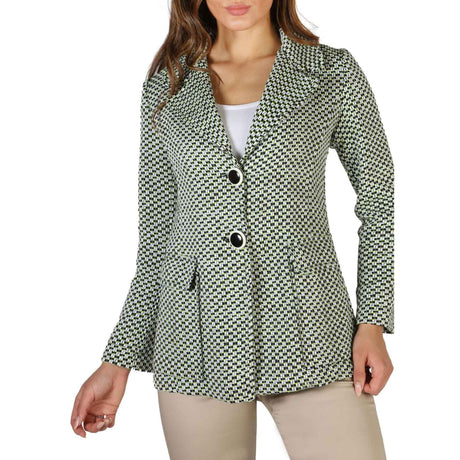 Fontana 2.0 blazer (women's) Made in Italy Blended fabric (cotton, acrylic, nylon, polyester) Button closure Long sleeves Two external pockets Dry clean only Comfortable Breathable Lightweight (unlined) Versatile Polished style