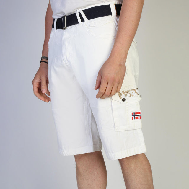 Geographical Norway Shorts Men's Spring/Summer Shorts Zip-fly Shorts 7-Pocket Shorts Solid Color Shorts Cotton Shorts Wash at 30°C Visible Logo