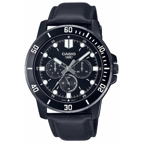 Casio watch Men's watch Chronograph watch Multifunction watch Quartz watch Stainless steel watch 45mm watch Chronograph subdials Easy-to-read display Durable Sporty Stylish Performance-driven Multifunctional