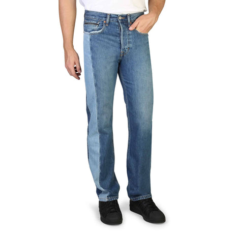 Men's jeans Regular fit jeans Classic jeans 5-pocket jeans 100% cotton jeans Solid color jeans Button fly jeans Machine washable jeans Relaxed fit jeans Visible logo jeans