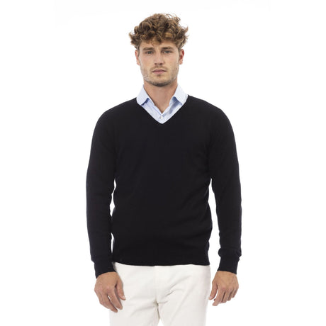 Men's sweater Fall/Winter sweater Long sleeve sweater Italian-made sweater Warm sweater Comfortable sweater Versatile sweater Round neck sweater Pocket sweater