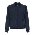 Bomber jacket, men's jacket, fall winter, 100% polyamide, solid color, zip closure, long sleeves, ribbed hems, pockets, logo, modern bomber jacket