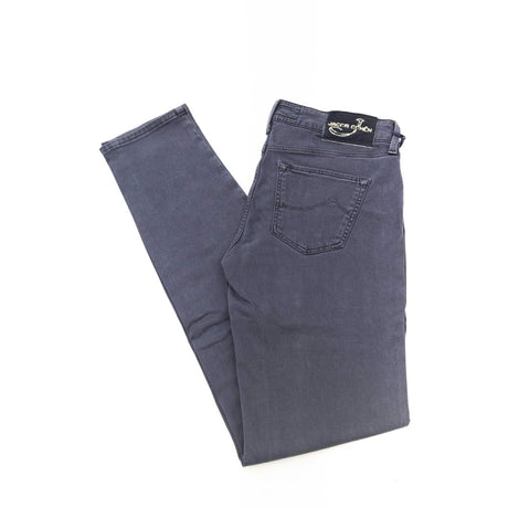Men's jeans Jacob Cohen Made in Italy 5-pocket design Solid color Cotton-elastane-modal blend Comfortable Breathable Soft  pen_spark Visible logo Everyday wear Casual style Designer denim