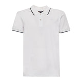 Polo shirt men's shirt spring summer cotton elastane blend stretch polo solid color buttons short sleeves logo comfortable polo breathable polo