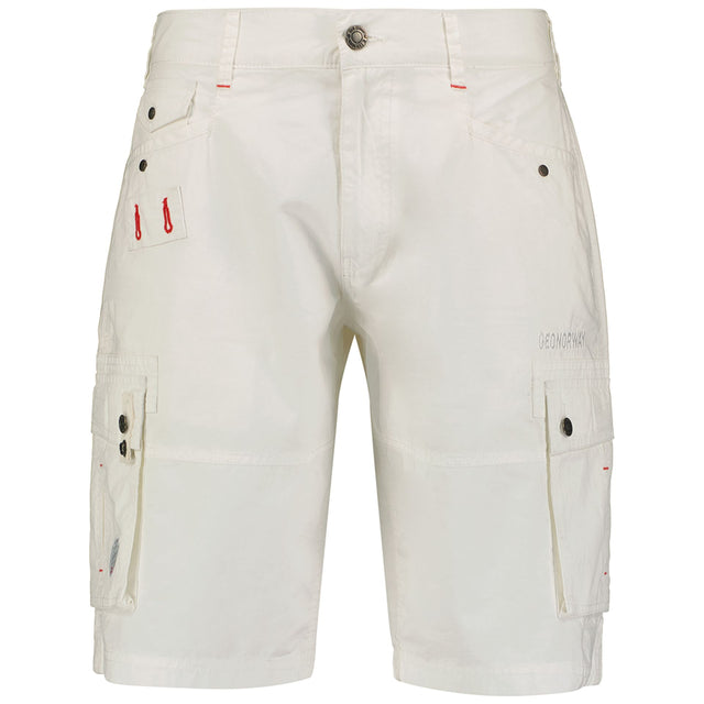 Geographical Norway Shorts Men's Spring/Summer Shorts Zip-fly Shorts 7-Pocket Shorts Solid Color Shorts Cotton Shorts Wash at 30°C Visible Logo