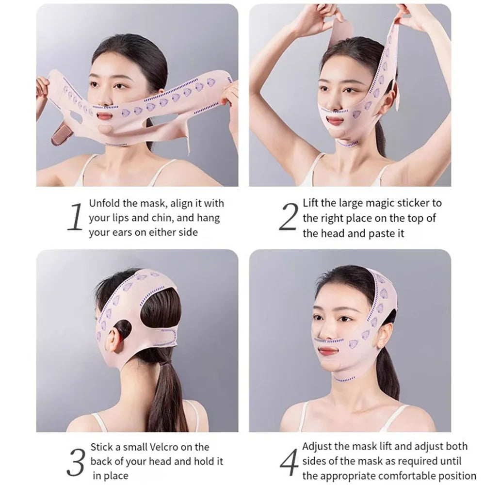 V-Line Face Shaper Face Slimming Bandage Facial Massage Strap Chin Cheek Lift Up Belt Lifting Mask Skin Care Women Beauty Tools