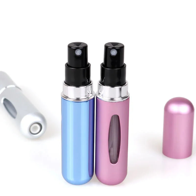8/5Ml Perfume Atomizer Portable Liquid Container for Cosmetics Traveling Mini Aluminum Spray Bottle