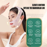 Breathable V Face Band Cheek Lift Up Face Thin Mask Reduce Double Chin V-Line Shaping Bandage Anti Wrinkle Face Bandage