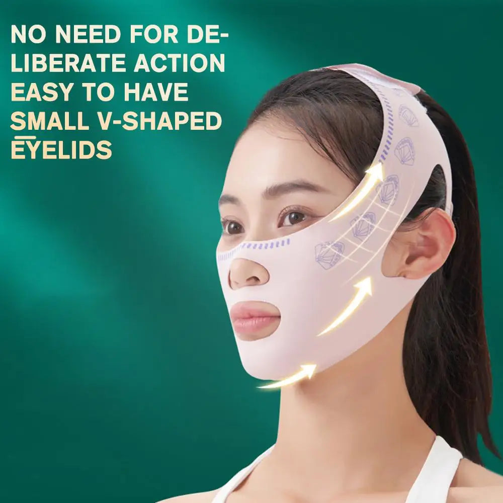 Breathable V Face Band Cheek Lift Up Face Thin Mask Reduce Double Chin V-Line Shaping Bandage Anti Wrinkle Face Bandage