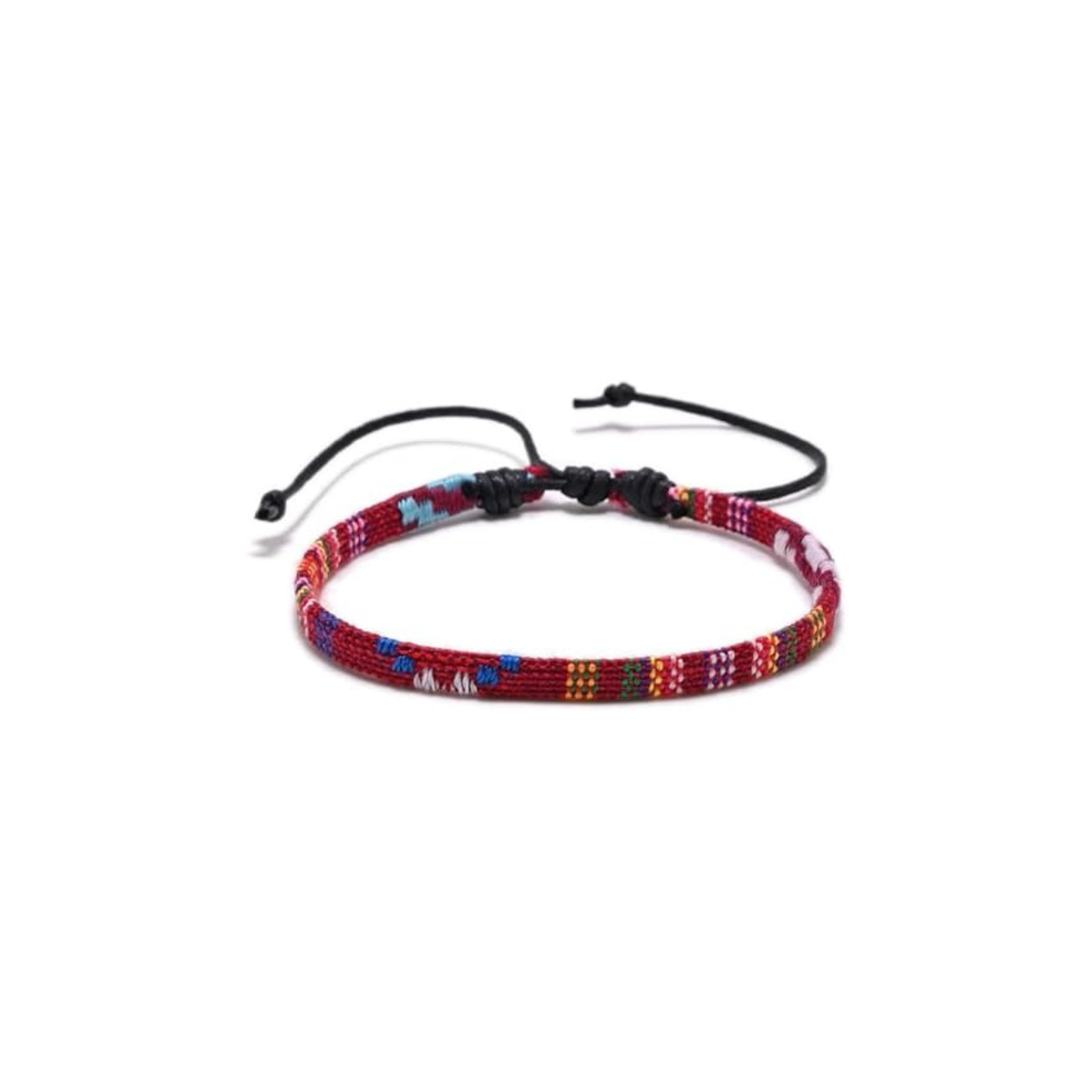 Triple K&S Boho Surfer Bracelet Men & Women (Boho-Rot-Mix)