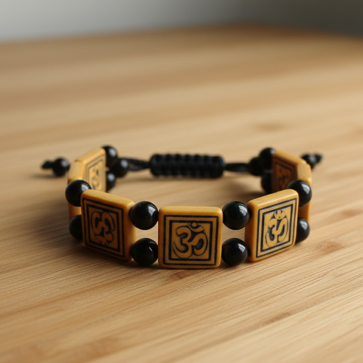 Triple k&s Herren Armband Naturstein Lava Perlen Obsidian Tigerauge Verstellbar Geschenk