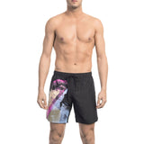 Men's swim shorts Spring/Summer collection Solid color swim shorts Polyester swim shorts Quick-drying swim shorts Elastic waistband swim shorts 3 pockets swim shorts Breathable swim shorts Visible logo Italian-inspired swimwear