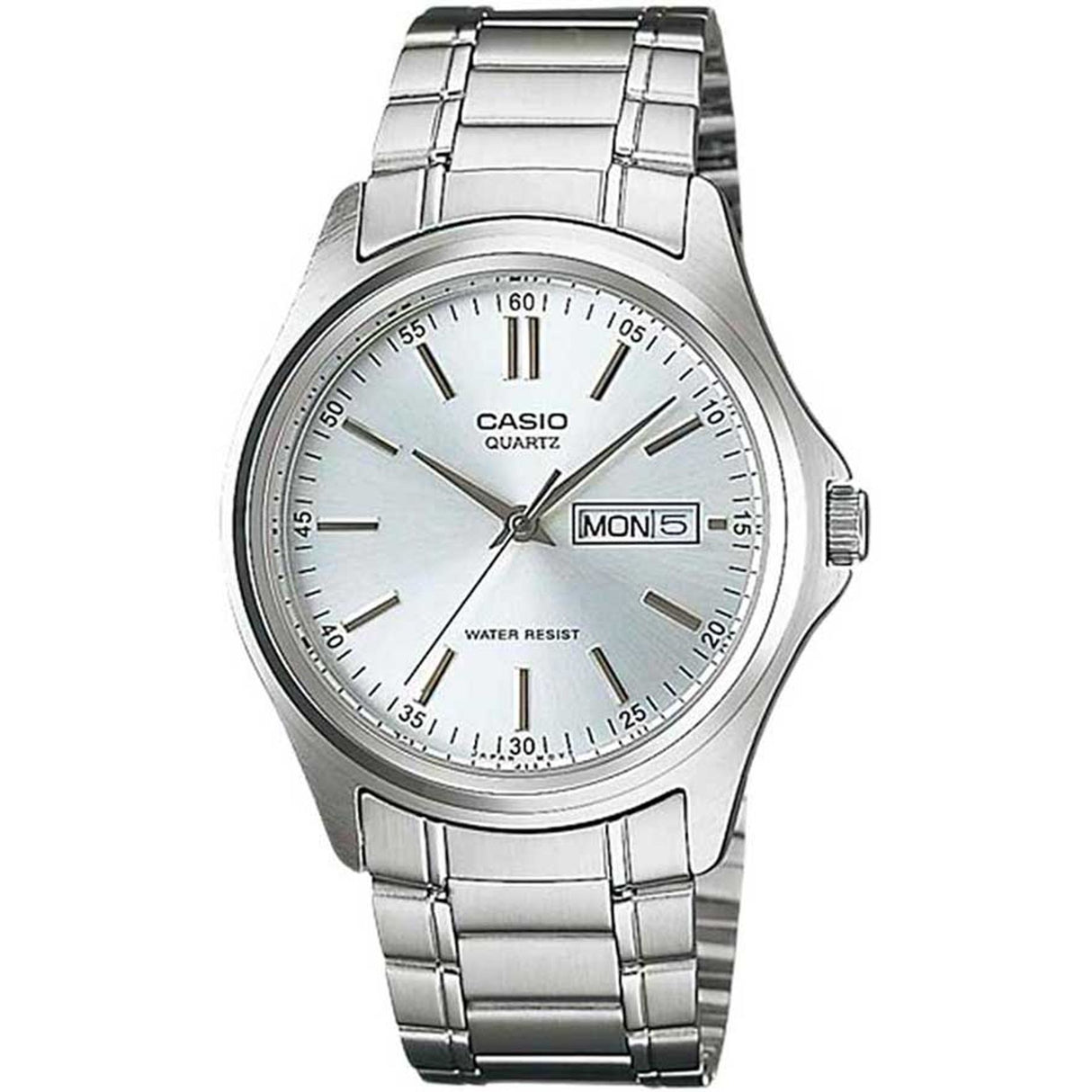 Casio watch Men's watch Stainless steel watch Analog watch (easy-to-read display) Quartz watch (reliable movement) 39mm watch (versatile size) Everyday watch Comfortable watch Durable watch