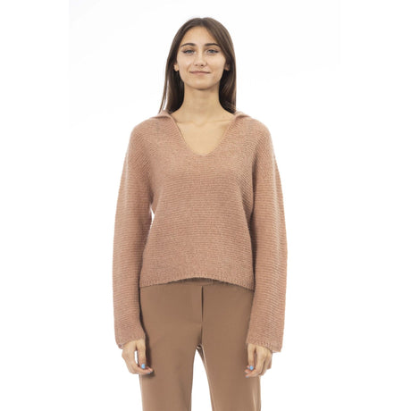 Women's sweater Fall/Winter sweater Long sleeve sweater Italian-made sweater Warm sweater Soft sweater Breathable sweater Comfortable sweater Layering sweater Versatile sweater Easy-care sweater