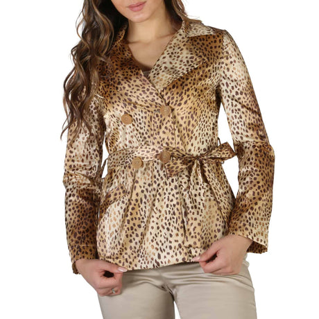 Fontana 2.0 jacket (women's) Made in Italy 100% polyamide Button closure Long sleeves Two external pockets Dry clean only Lightweight and comfortable Leopard design Bold and stylish