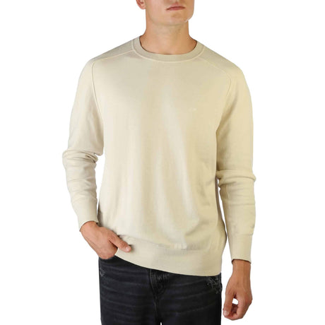 Men's sweater Fall/Winter sweater Crewneck sweater Cashmere blend sweater Solid color sweater Soft sweater Breathable sweater Easy care sweater Ribbed hems sweater