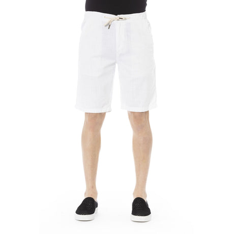 Men's shorts 100% cotton shorts Spring/Summer collection Classic shorts Button-zip closure shorts Relaxed fit shorts Comfortable shorts Breathable shorts Visible logo