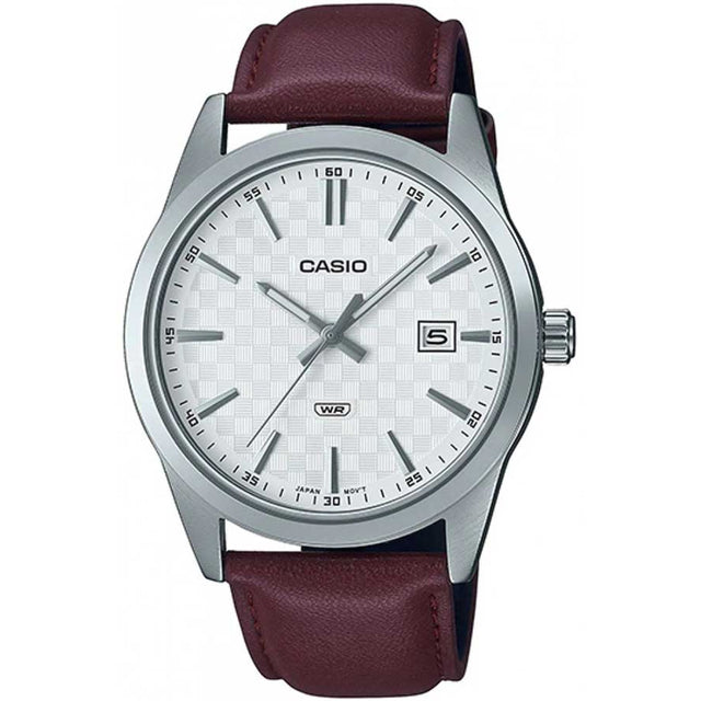 Casio watch Men's watch Classic watch Analog watch Stainless steel watch Leather strap Quartz watch 41mm watch (versatile size) Easy-to-read display Comfortable Stylish Sophisticated Timeless Modern Durable Versatile Everyday watch