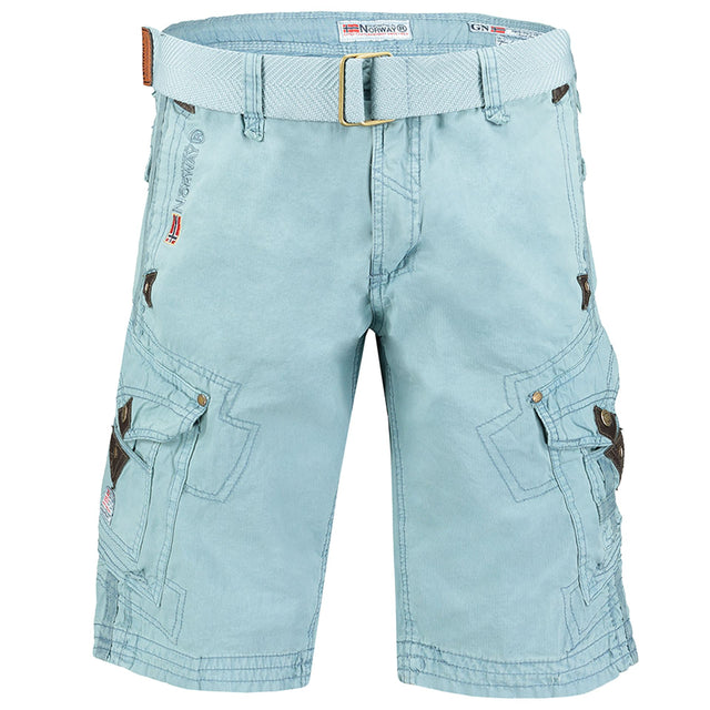 Geographical Norway Shorts Men's Spring/Summer Shorts Zip-fly Shorts 6-Pocket Shorts Solid Color Shorts Cotton Shorts Wash at 30°C Visible Logo