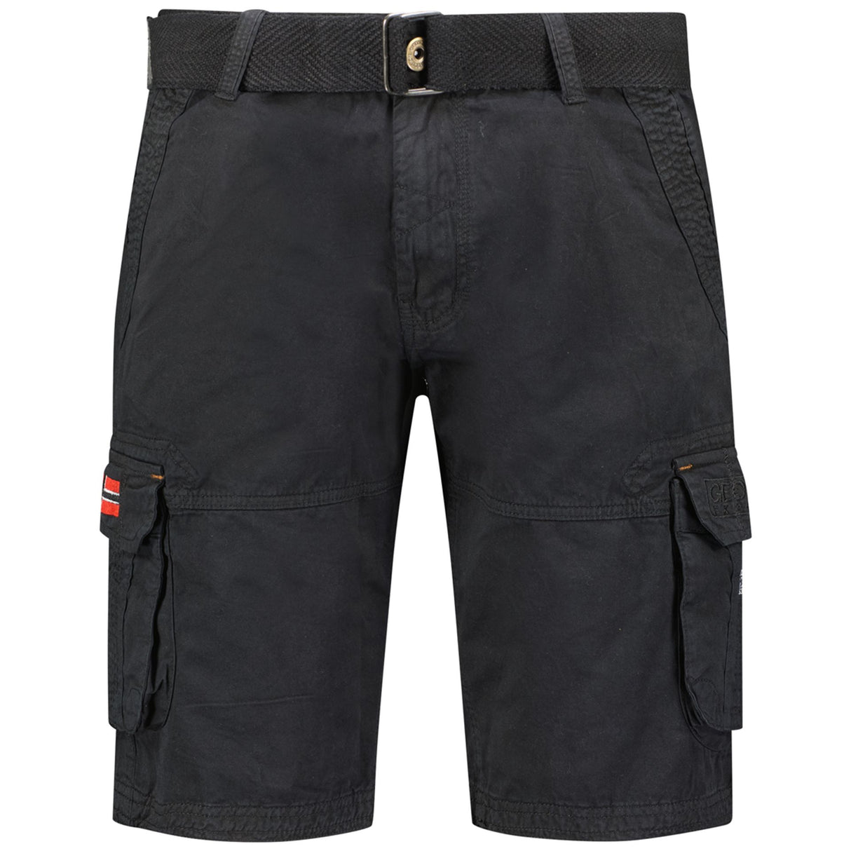 Men's Spring/Summer shorts Zip-fly shorts 6-pocket shorts Solid color shorts Cotton shorts Wash at 30° C Visible logo