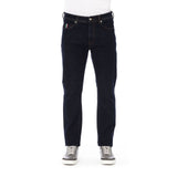 Men's jeans Stretch denim jeans Fall/Winter collection Button-zip fly jeans Regular fit jeans 5-pocket jeans Comfortable jeans Visible logo