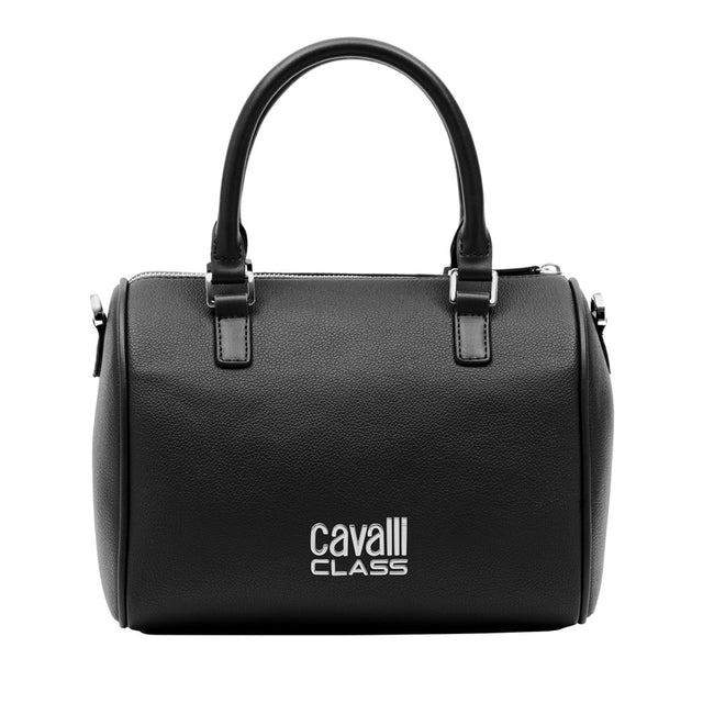 Women's handbag Cavalli Class bag Polyurethane bag Metallic closure bag Single handle bag Medium size bag Everyday bag Designer bag Luxurious bag Women's fashion accessory