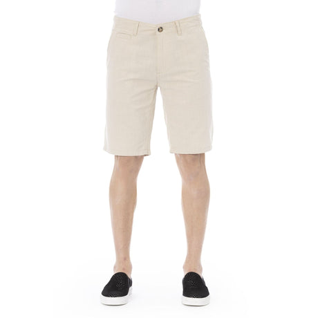 Men's shorts 100% cotton shorts Spring/Summer collection Classic shorts Button-zip closure shorts Relaxed fit shorts Comfortable shorts Breathable shorts Visible logo
