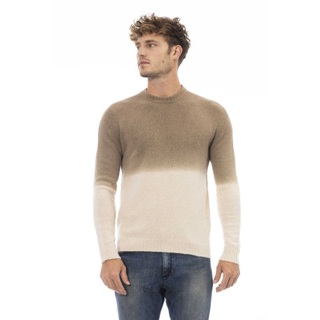 Men's sweater Fall/Winter sweater Long sleeve sweater Italian-made sweater Soft sweater Comfortable sweater Breathable sweater Versatile sweater Round neck sweater