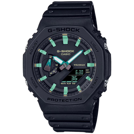 Casio G-Shock Digital Men's Sports Watch World Time Watch Durable Watch Lightweight Watch (14mm case thickness) Carbon Fiber Case Silk Grey Color Casio Module 5611 Digital Display Day/Date/Month/Year Stopwatch Alarm Timer Illumination (Night vision for your wrist) Shock Resistant Resin Band 49mm Case Size Original Packaging