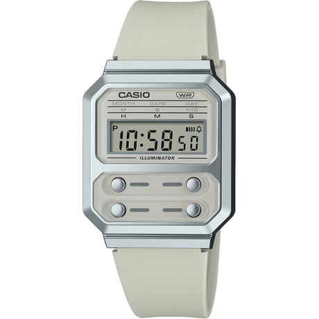 Casio Unisex Digital Watch Clear Digital Display with Casio Logo 33mm Case Size (Comfortable for Most Wrists) Lightweight Plastic Case Stainless Steel Strap Secure Deployment Clasp Quartz Movement Easy to Read Display Built-in Date Indicator (Optional: List other features like Alarm, Stopwatch) 10 ATM Water Resistant Durable & Reliable Unisex Style Classic Design Modern Functionality Original Packaging