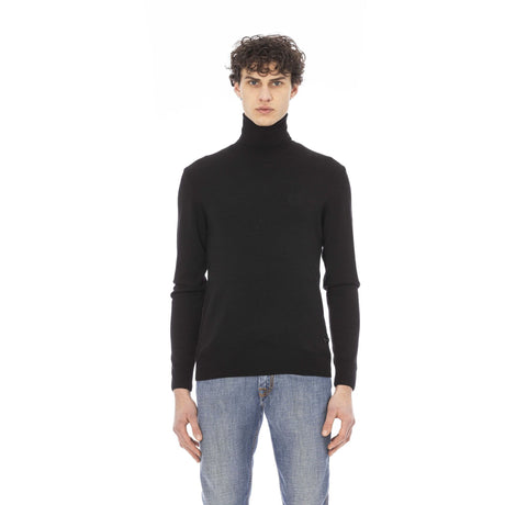 Men's sweater Turtleneck sweater Fall/Winter collection Merino wool sweater Solid color sweater Long sleeve sweater Comfortable sweater Soft sweater Breathable sweater Warm sweater Sophisticated style Layering piece Turtleneck Visible logo Merino wool breathable temperature-regulating soft