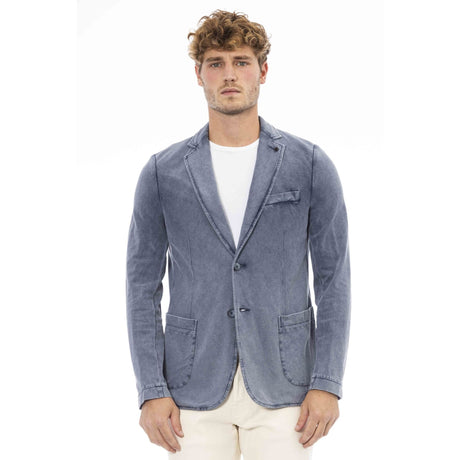 Men's jacket Italian-made jacket Button-up jacket Long-sleeve jacket 3-pocket jacket Solid color jacket 100% cotton jacket Breathable jacket Comfortable jacket