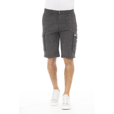 Men's shorts 100% cotton shorts Spring/Summer collection Cargo shorts Button-zip closure shorts Relaxed fit shorts Comfortable shorts Breathable shorts Visible logo