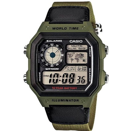 Men's digital watch Large digital display Plastic watch Casual watch Buckle closure 43mm watch Quartz watch Everyday watch Gift watch Minimalist watch